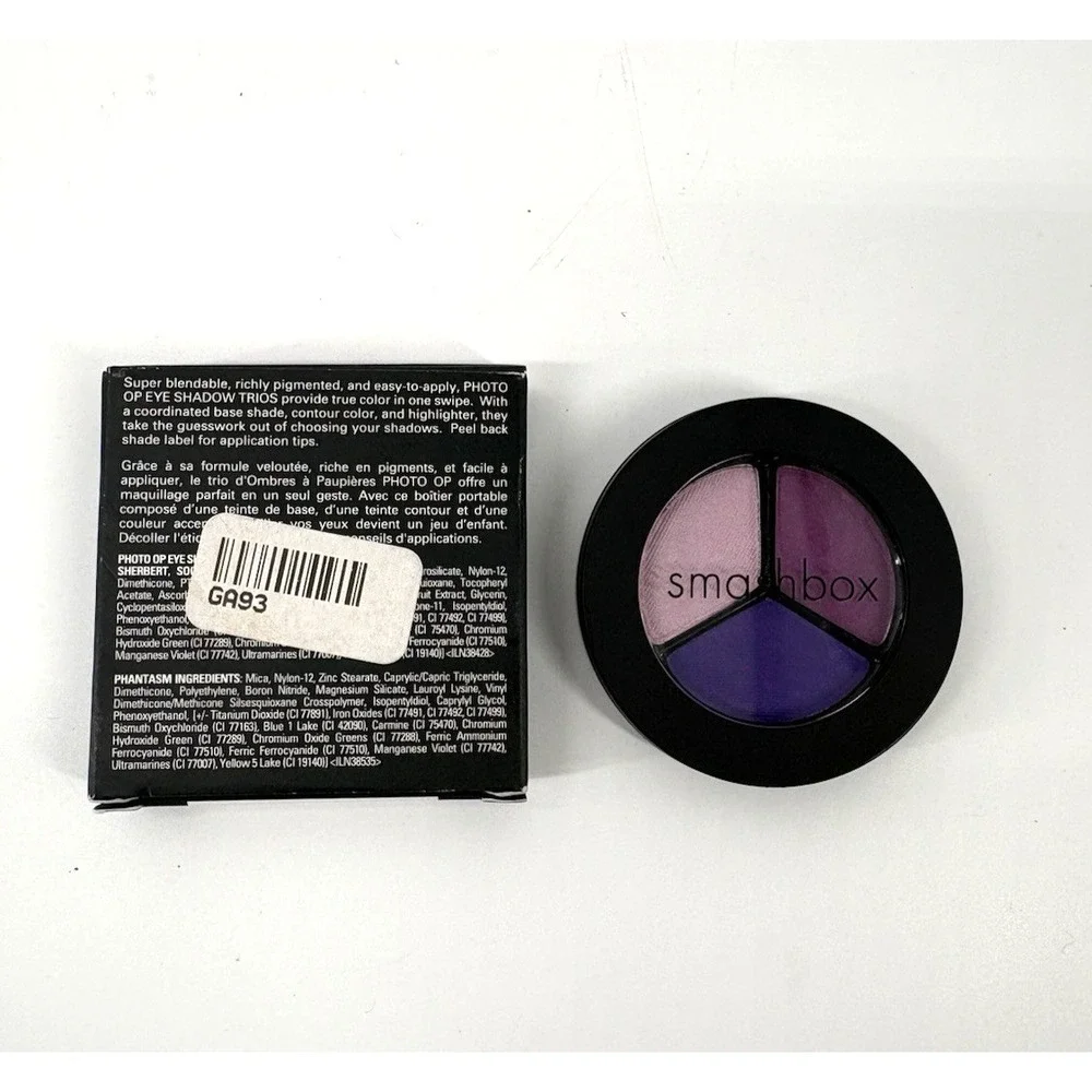 Smashbox Photo Op Eye Shadow Trio AUTOCHROME NIB Discontinued Pink Purple